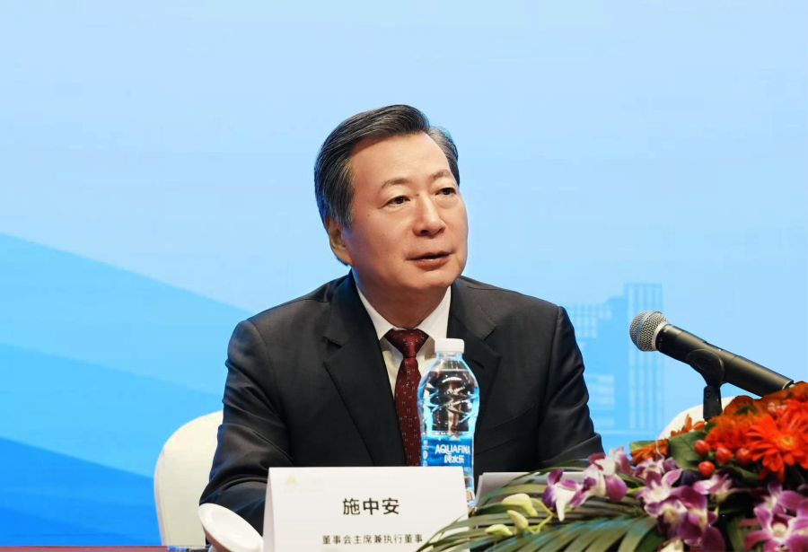 扑睿德州游戏官网董事局主席施中安&nbsp;颁发讲话.jpg